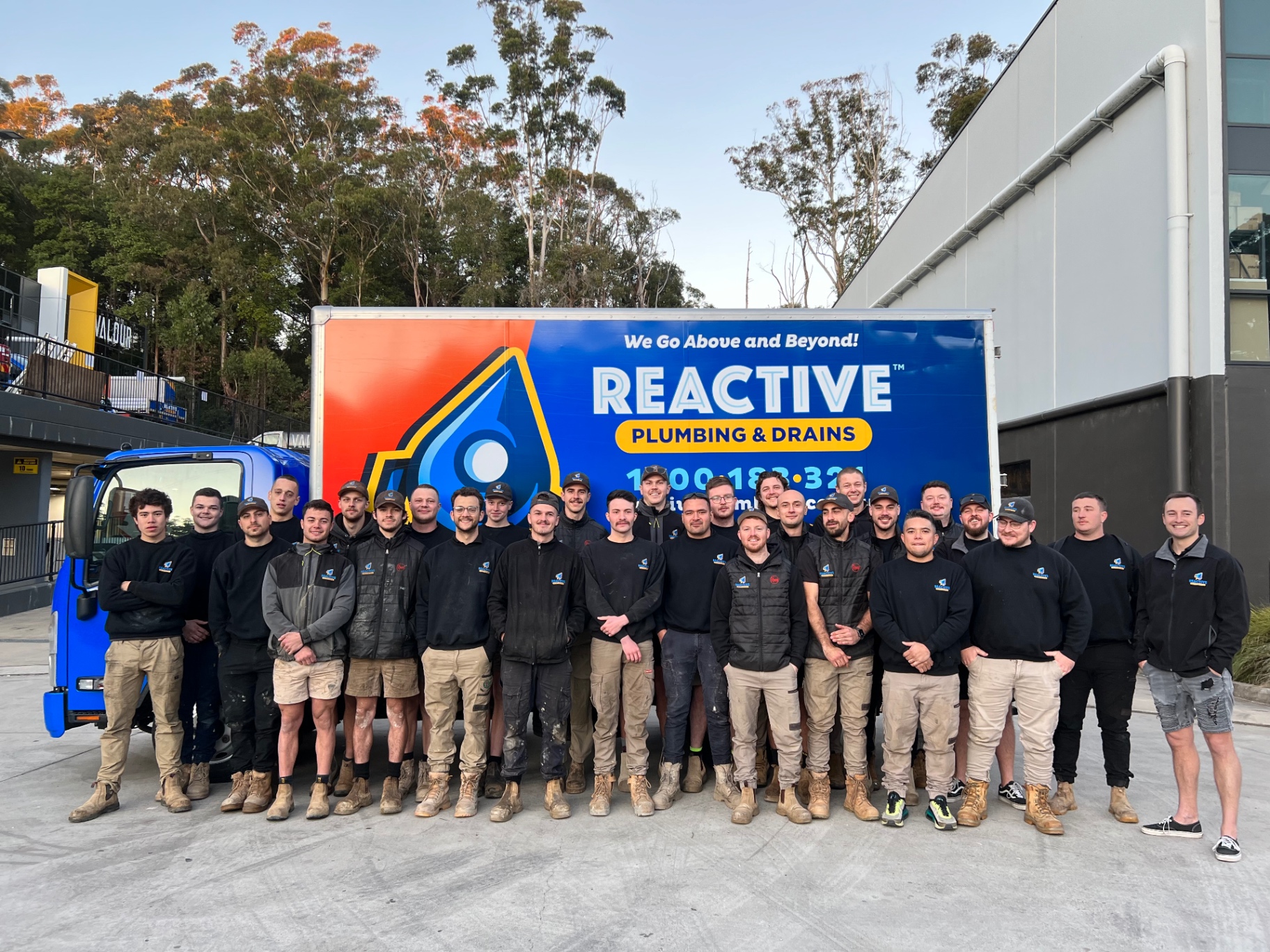 The Reactive Plumbing & Electrical team in Wollongong